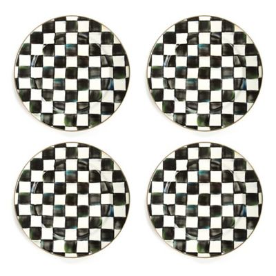 Courtly Check Chargers, Set of 4 mackenzie-childs Panama 0