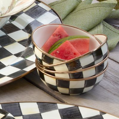 MacKenzie-Childs | Courtly Check Enamel Everyday Bowl