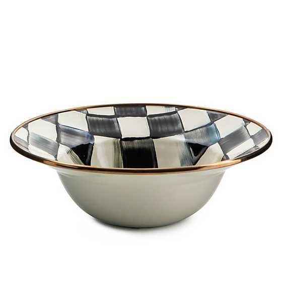 Courtly Check Enamel Breakfast Bowl image one