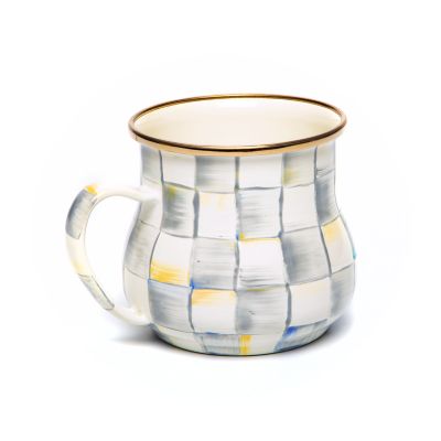 Sterling Check Mug mackenzie-childs Panama 0