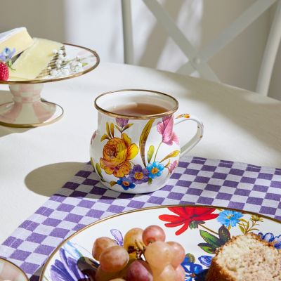 White Flower Market Mug Image 10