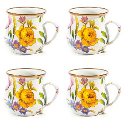 MacKenzie-Childs  Courtly Check Mugs, Set of 4