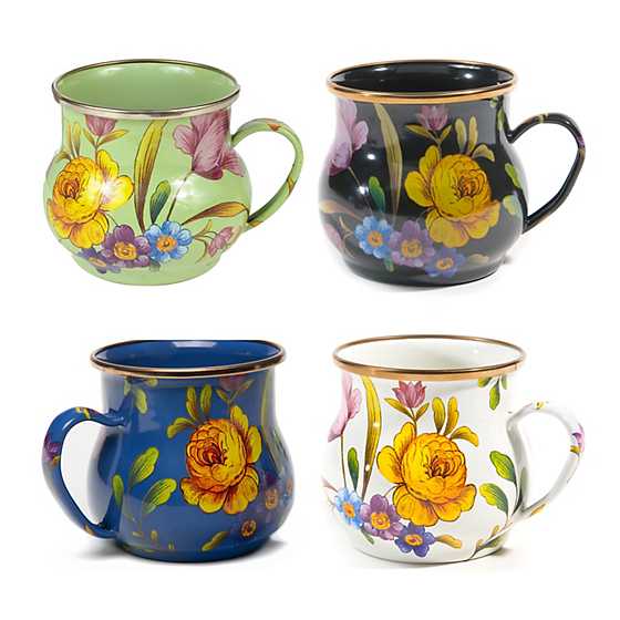 Flower Market Mix Mugs - Set of 4