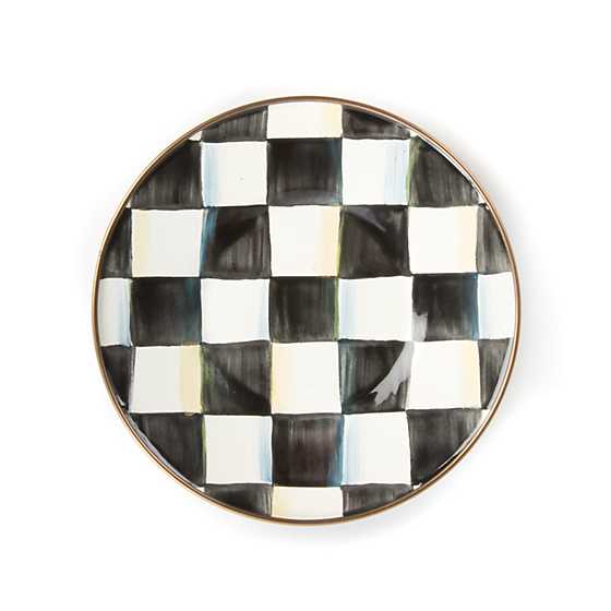 Courtly Check Enamel Saucer image one