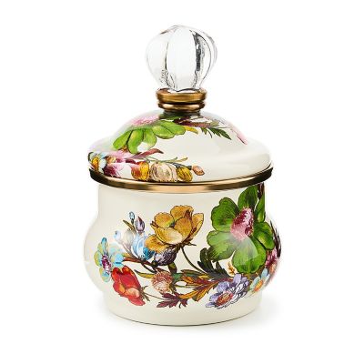 MacKenzie-Childs – Flower Market 3 Quart Tea Kettle with Bird