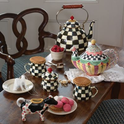 MacKenzie-Childs Courtly Check Enamel Baking Set