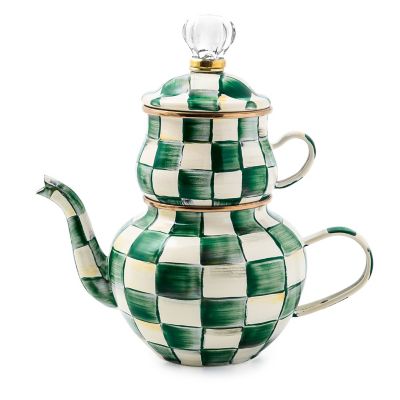 Emerald Check High Tea mackenzie-childs Panama 0