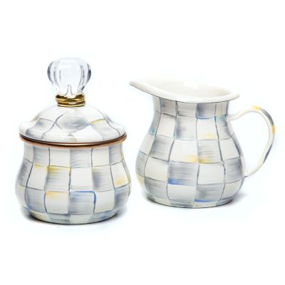 MacKenzie-Childs | Sterling Check Creamer