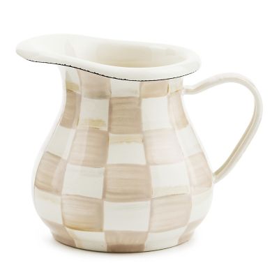 Mocha Check Creamer mackenzie-childs Panama 0