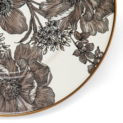 MacKenzie-Childs | Sterling English Garden Enamel Salad/Dessert Plate