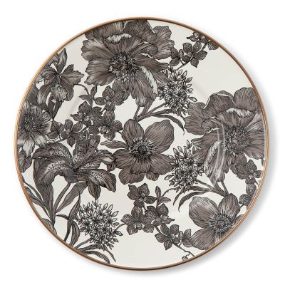 Sterling English Garden Enamel Salad/Dessert Plate