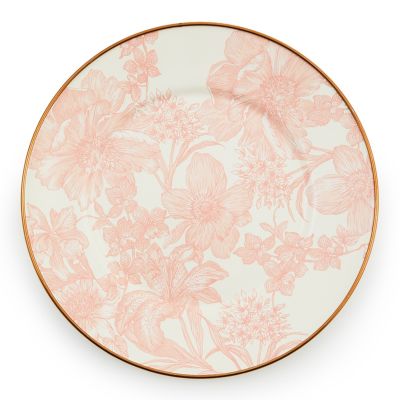 Rosy English Garden Enamel Salad/Dessert Plate mackenzie-childs Panama 0