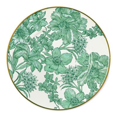 Emerald English Garden Salad Plate mackenzie-childs Panama 0