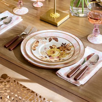 Wild Rose White Salad Plate Image 5
