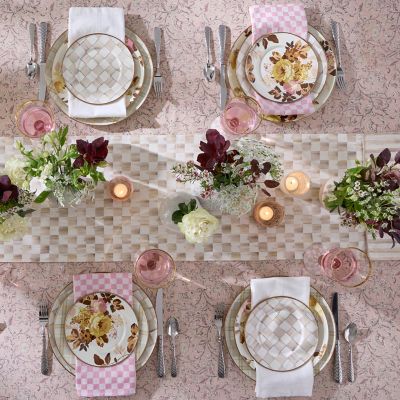 Wild Rose White Salad Plate Image 6