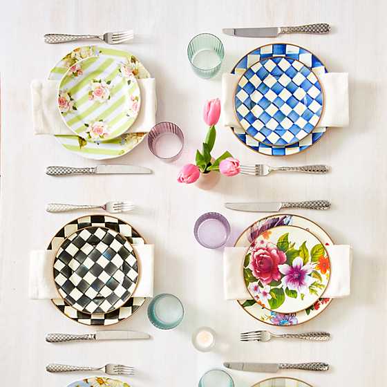 Royal Check Salad/Dessert Plate image eleven