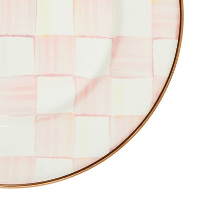 Rosy Check Enamel Salad/Dessert Plate image five