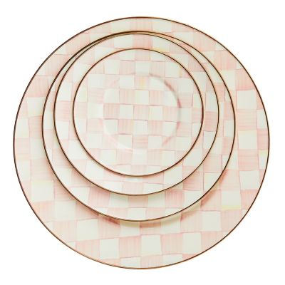 Rosy Check Enamel Salad/Dessert Plate image six