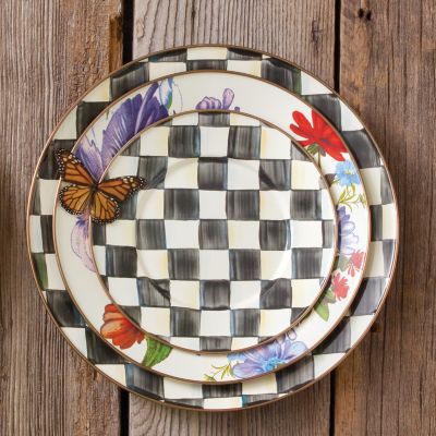 Courtly Check Enamel Salad/Dessert Plate image twelve