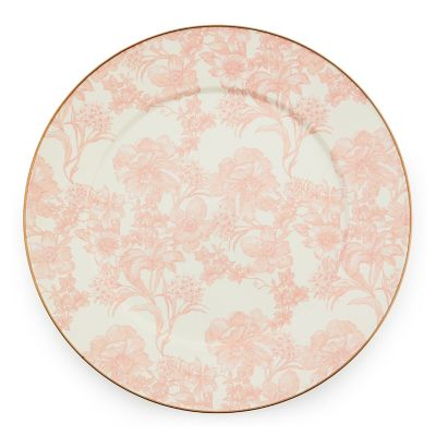 Rosy English Garden Enamel Serving Platter