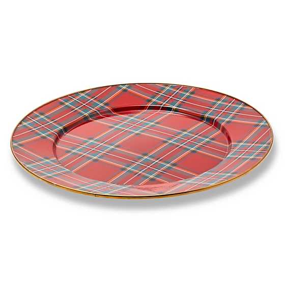 Tartastic Enamel Serving Platter - Red