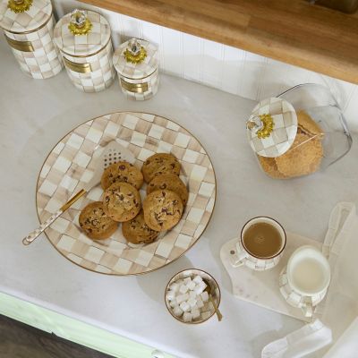 Mocha Check Serving Platter Image 3