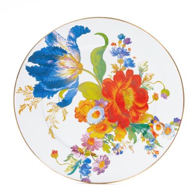 White Flower Market Serving Platter