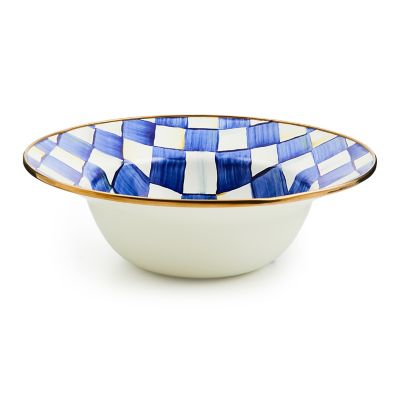 Royal Check Serving Bowl mackenzie-childs Panama 0