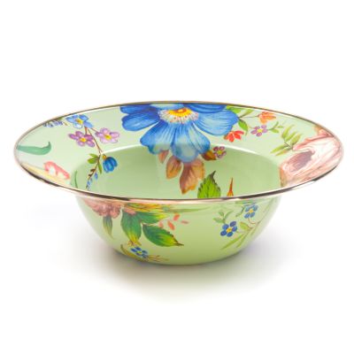 Flower Market Serving Bowl - Green mackenzie-childs Panama 0