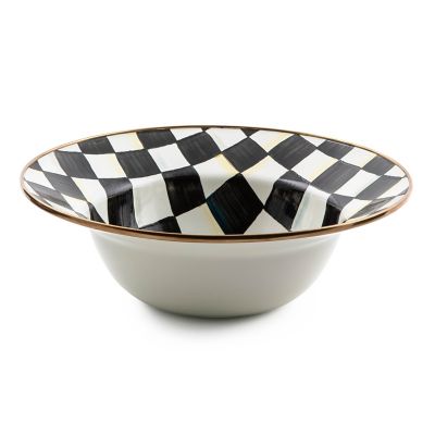 MacKenzie-Childs  Courtly Check Serving Bowl