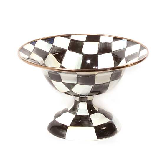 Courtly Check Enamel Compote - Small image one
