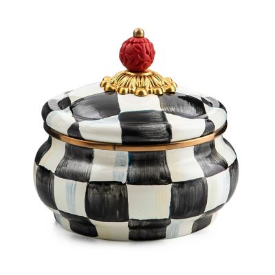 MacKenzie-Childs  Courtly Check Boutique Tissue Box Cover