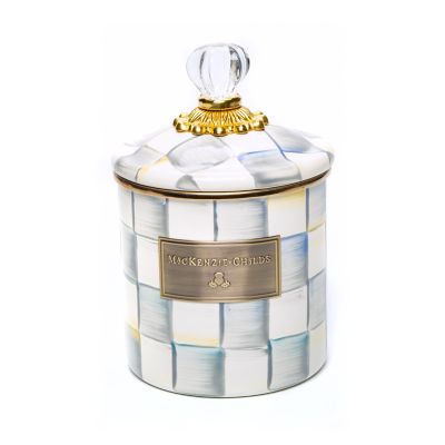 MacKenzie-Childs | Sterling Check Small Canister