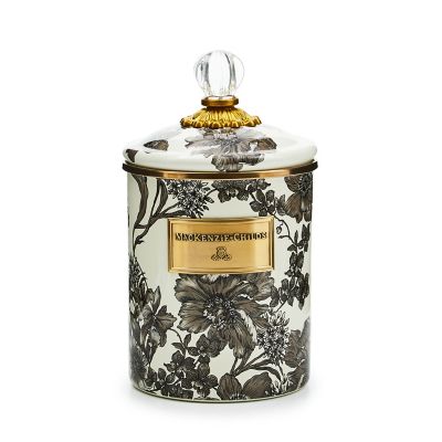 Sterling English Garden Medium Canister mackenzie-childs Panama 0