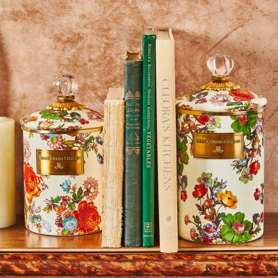 wholesale flower pattern kitchen storage jar