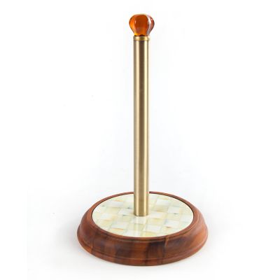 Milwaukee Leather Paper Towel Holder - Chestnut