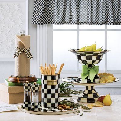 MacKenzie-Childs - Royal Check Paper Towel Holder