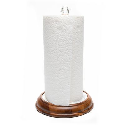 Light wood discount paper towel holder