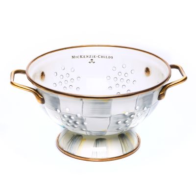 Sterling Check Small Colander