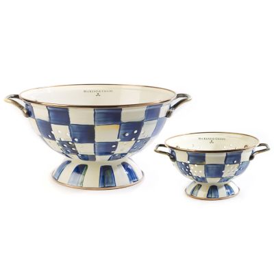 Royal Check Colanders, Set of 2 mackenzie-childs Panama 0