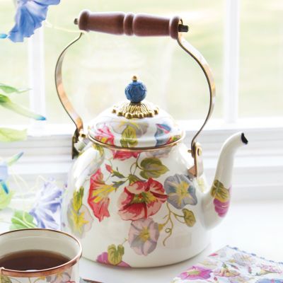 MacKenzie-Childs | Morning Glory Tea Kettle - 3 Quart