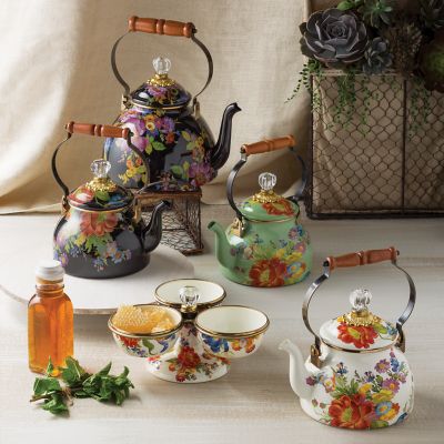 Flower Market 3 Quart Tea Kettle