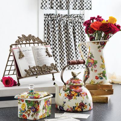 MacKenzie-Childs Flower Market Tea Kettle