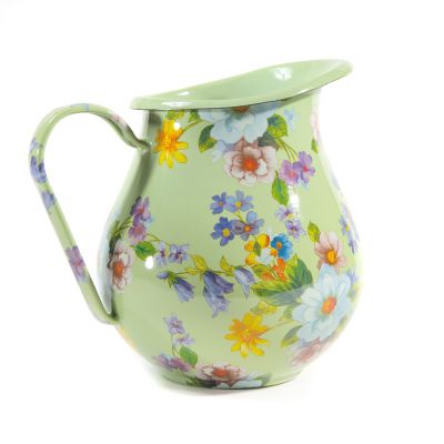 Flower Market Pitcher - Green mackenzie-childs Panama 0