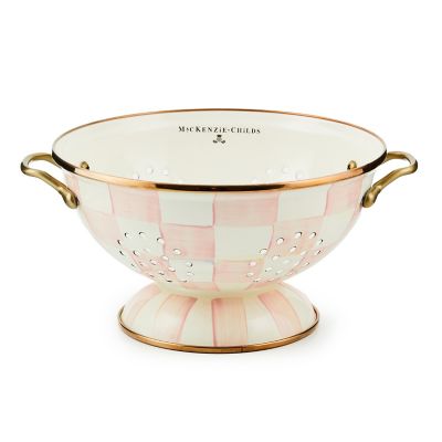 Rosy Check Large Colander mackenzie-childs Panama 0