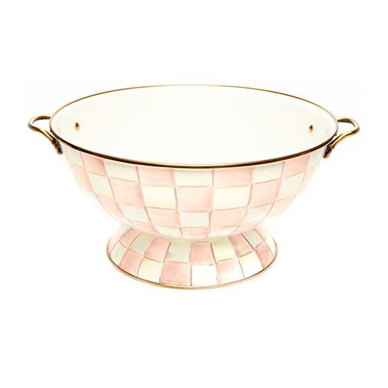 Rosy Check Enamel Everything Bowl image two