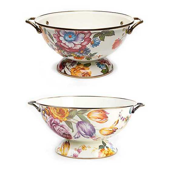 White Flower Market Almost Everything Bowls, Set of 2