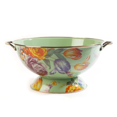 Flower Market Everything Bowl - Green mackenzie-childs Panama 0