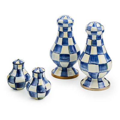 Royal Check Large Salt & Pepper Shakers Image 4