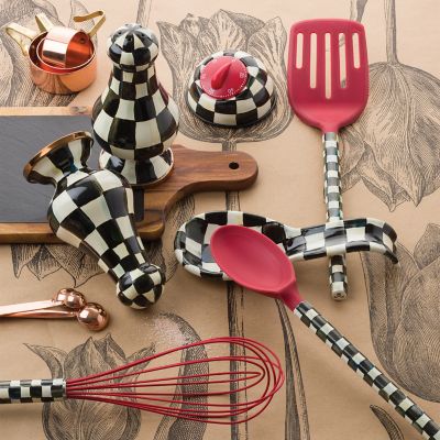 Courtly Check Small Whisk - Red - Mackenzie-Childs